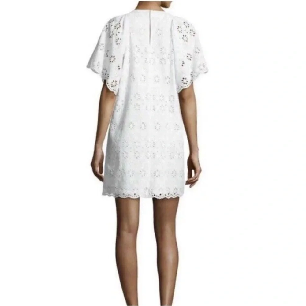 Kate Spade White Eyelet Shift Dress